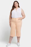 NYDJ Wide Leg Pedal Pusher Jeans In Plus Size  - Melon