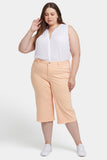 NYDJ Wide Leg Pedal Pusher Jeans In Plus Size  - Melon