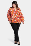 NYDJ Paulina Peasant Blouse In Plus Size  - Gingervale