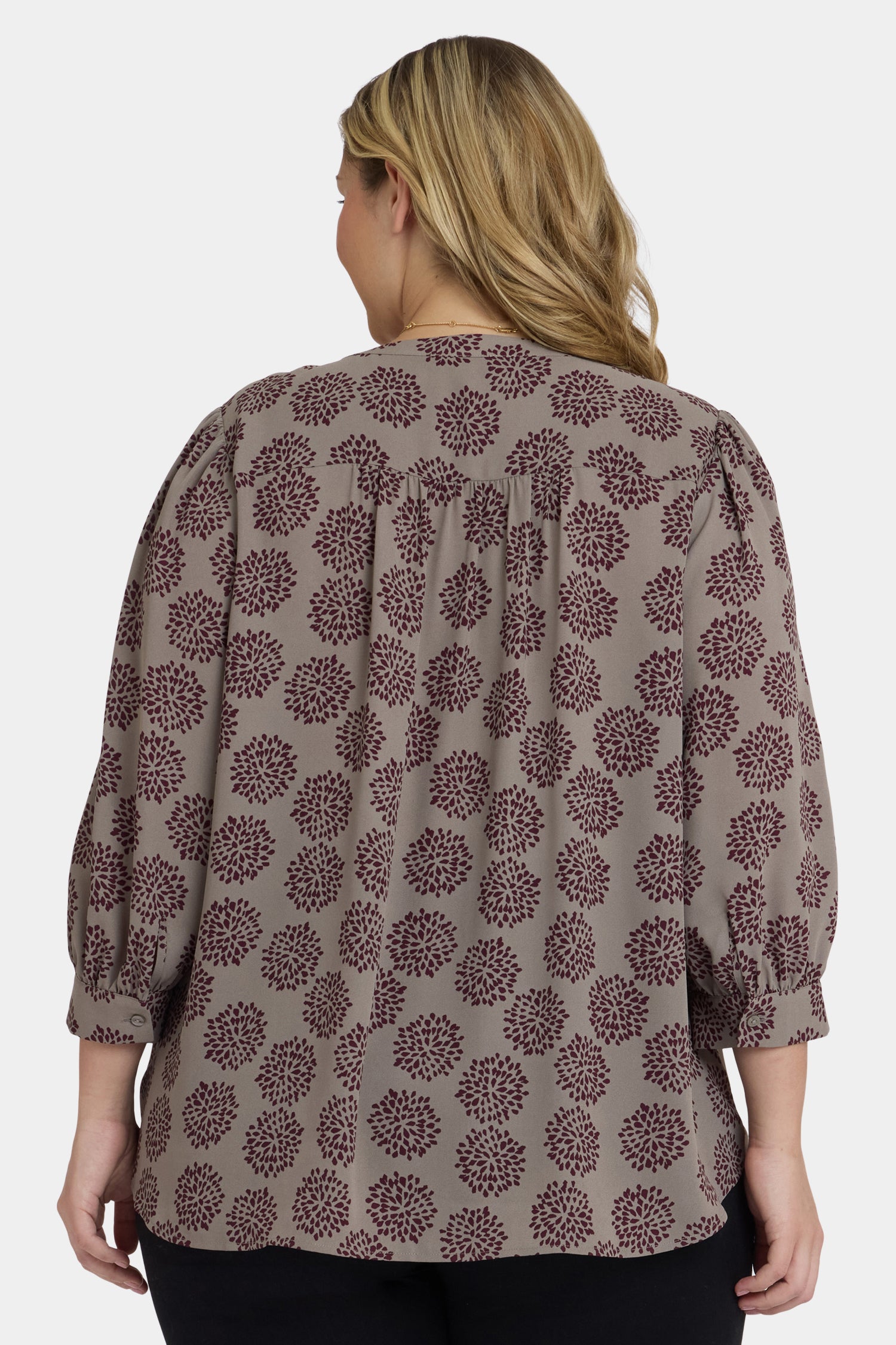 NYDJ Bonnie Blouse In Plus Size  - Valenton