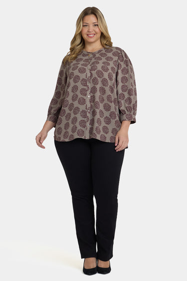 NYDJ Bonnie Blouse In Plus Size  - Valenton