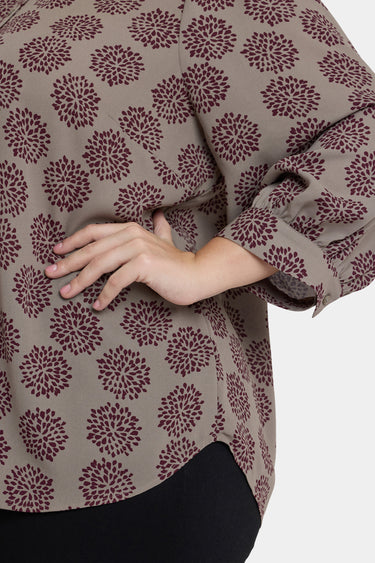 NYDJ Bonnie Blouse In Plus Size  - Valenton