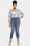 NYDJ Margot Girlfriend Jeans In Plus Size With Roll Cuffs - Caliente