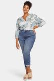 NYDJ Margot Girlfriend Jeans In Plus Size With Roll Cuffs - Caliente