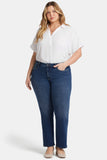 NYDJ Barbara Bootcut Jeans In Plus Size With Side Slits - Olympus