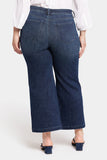 NYDJ Teresa Wide Leg Ankle Jeans In Plus Size With Contoured Inseams - Inspire