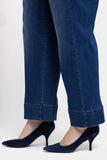 NYDJ Teresa Wide Leg Ankle Jeans In Plus Size With 3" Hems - Moonlight