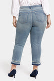 NYDJ Marilyn Straight Ankle Jeans In Plus Size With Attached Released Hems - Fantasy