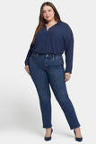 NYDJ Marilyn Straight Jeans In Plus Size  - Marcel