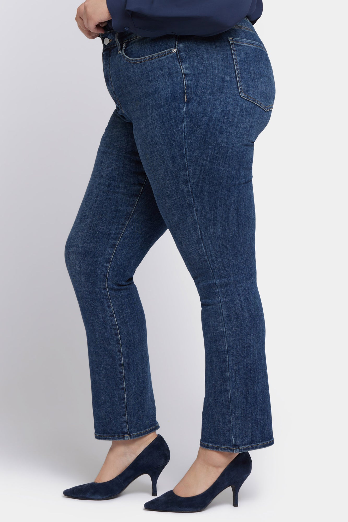 NYDJ Marilyn Straight Jeans In Plus Size  - Marcel