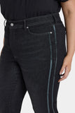 NYDJ Marilyn Straight Jeans In Plus Size With High Rise, Sequins And 31" Inseam - French Nightfall
