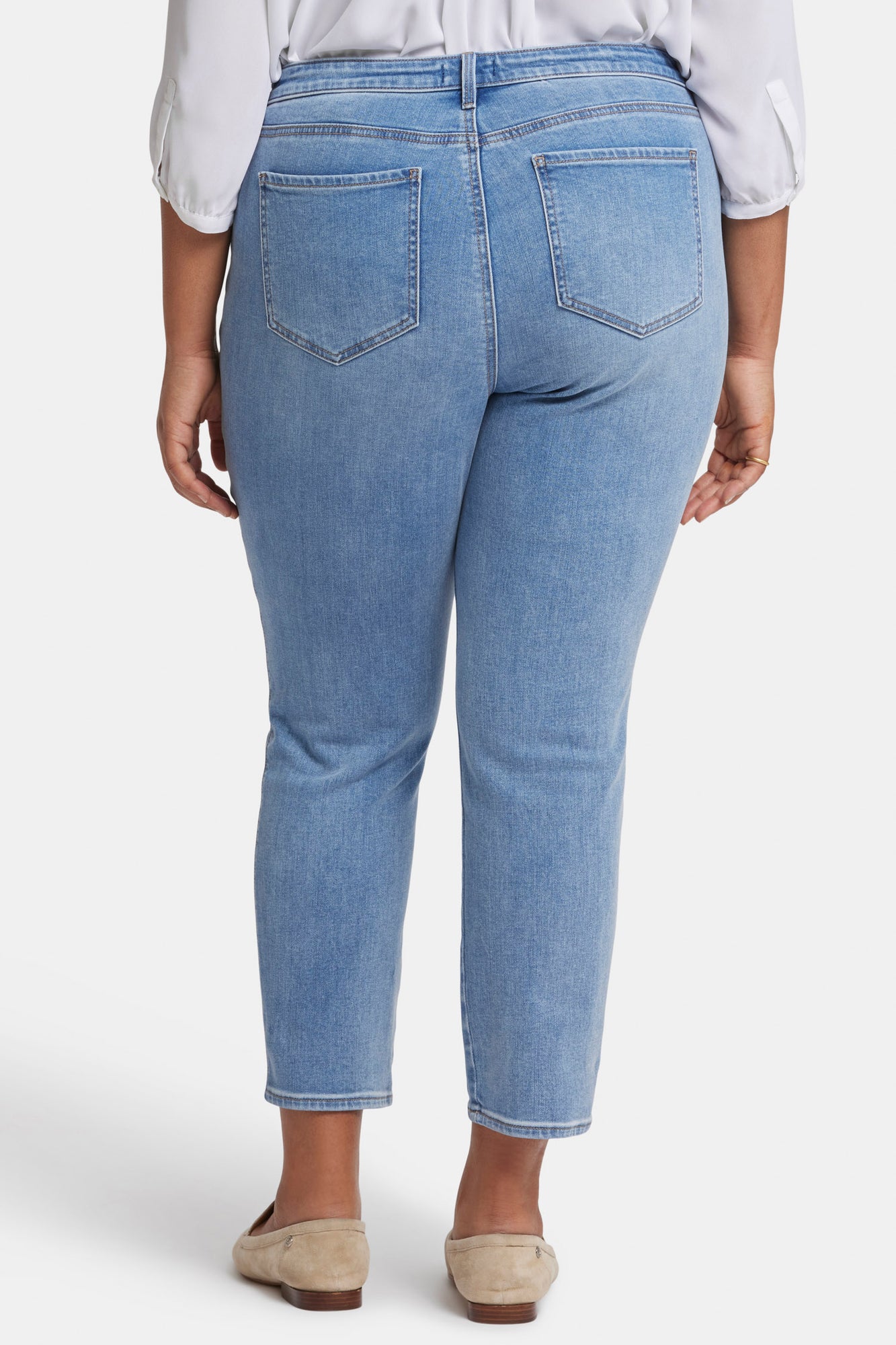 NYDJ Stella Tapered Ankle Jeans In Plus Size  - Crescent Shore