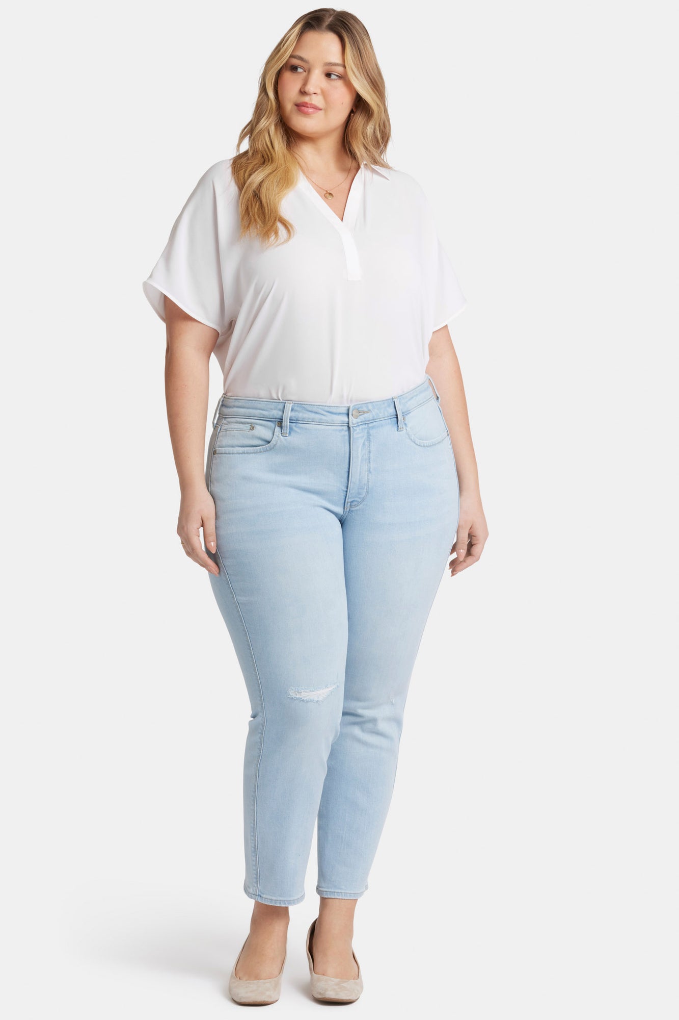 NYDJ Stella Tapered Ankle Jeans In Plus Size  - Estrella