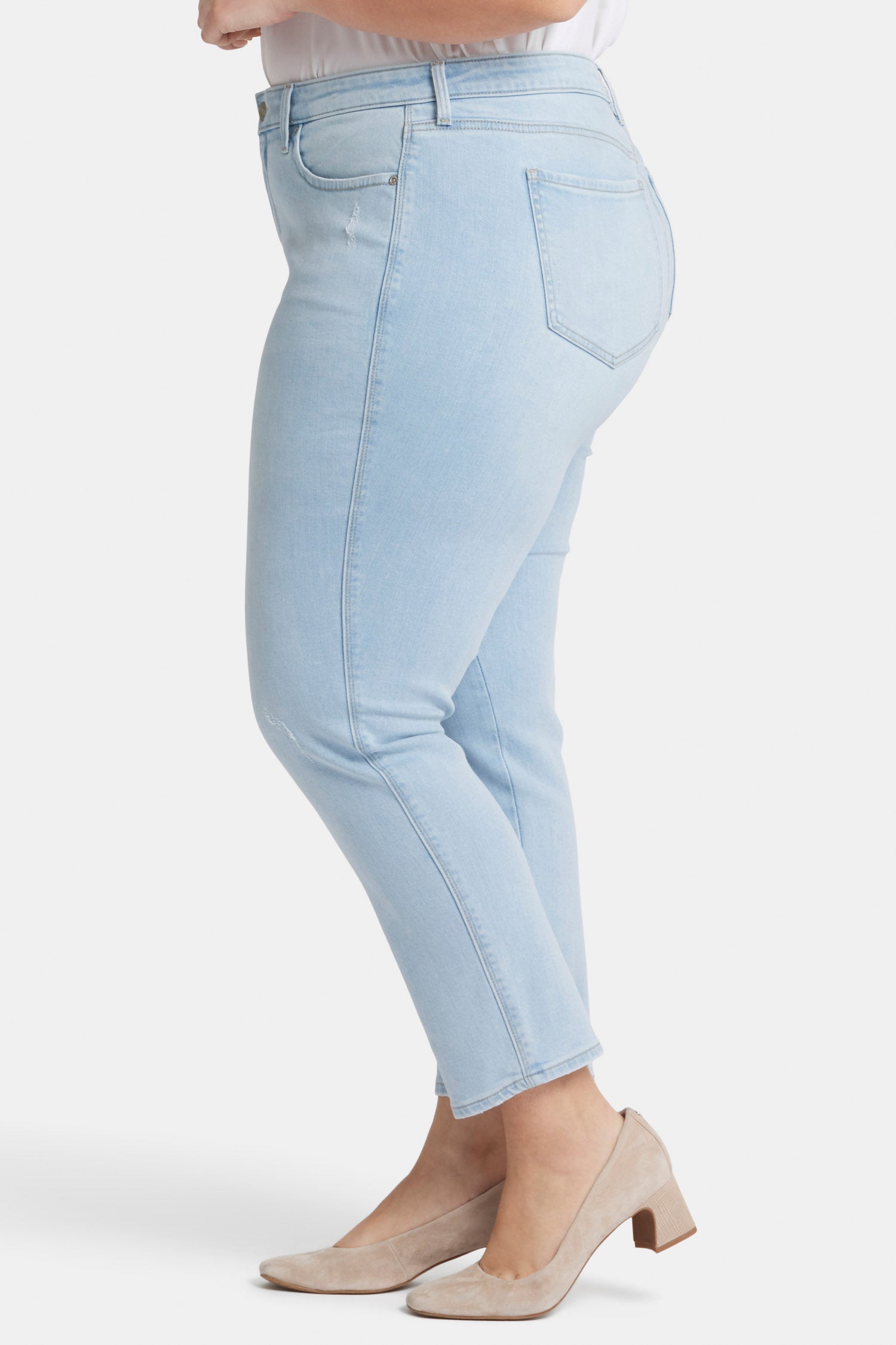 Stella Tapered Ankle Jeans In Plus Size - Estrella Blue | NYDJ