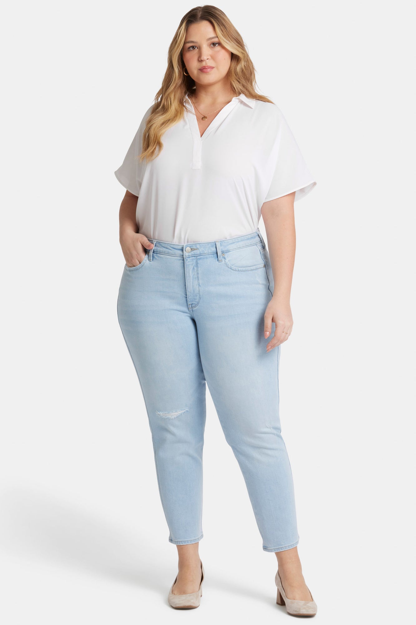 NYDJ Stella Tapered Ankle Jeans In Plus Size  - Estrella