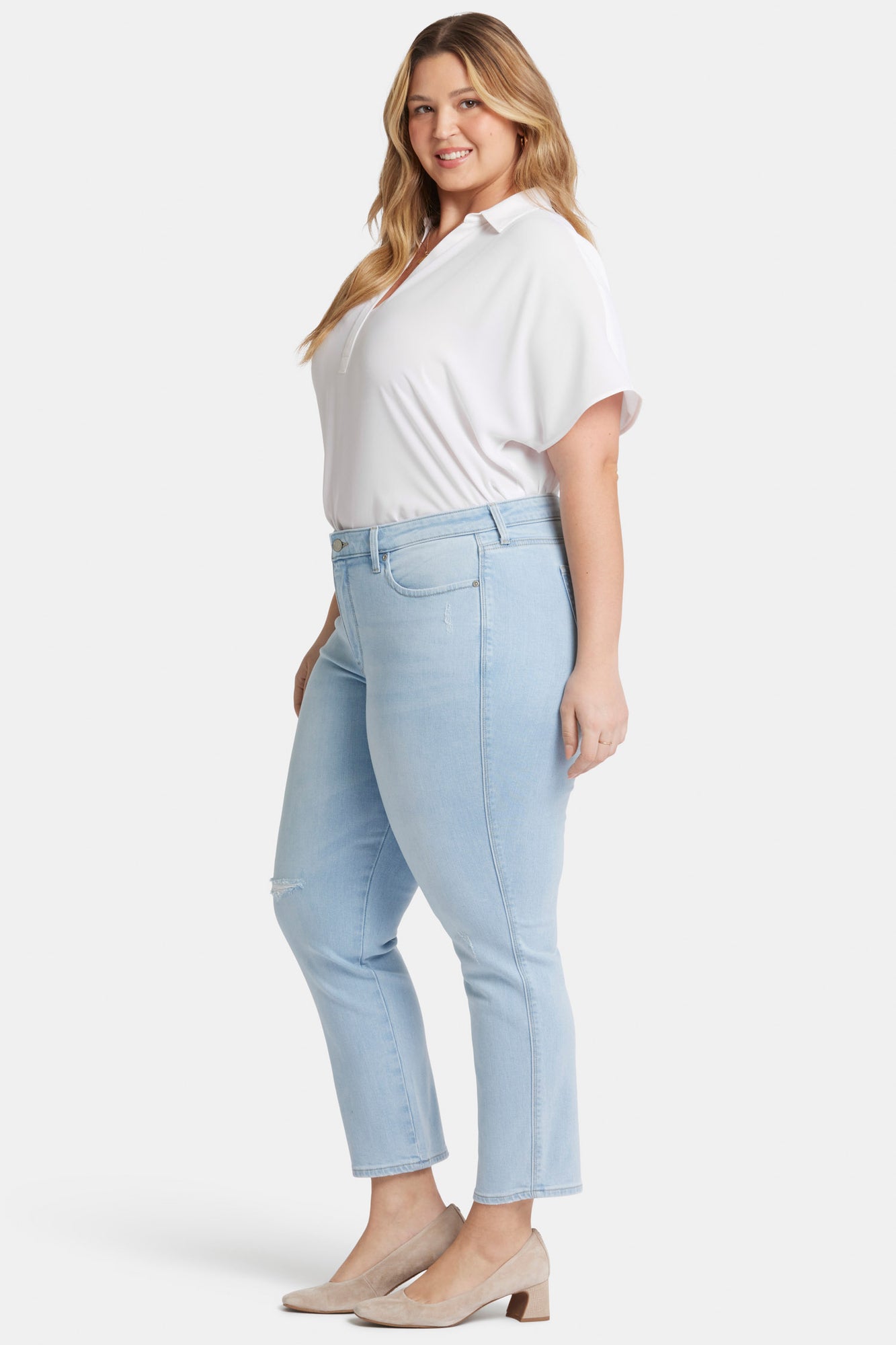 NYDJ Stella Tapered Ankle Jeans In Plus Size  - Estrella