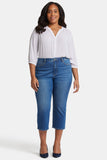 NYDJ Joni Relaxed Capri Jeans In Plus Size With High Rise - Rockford