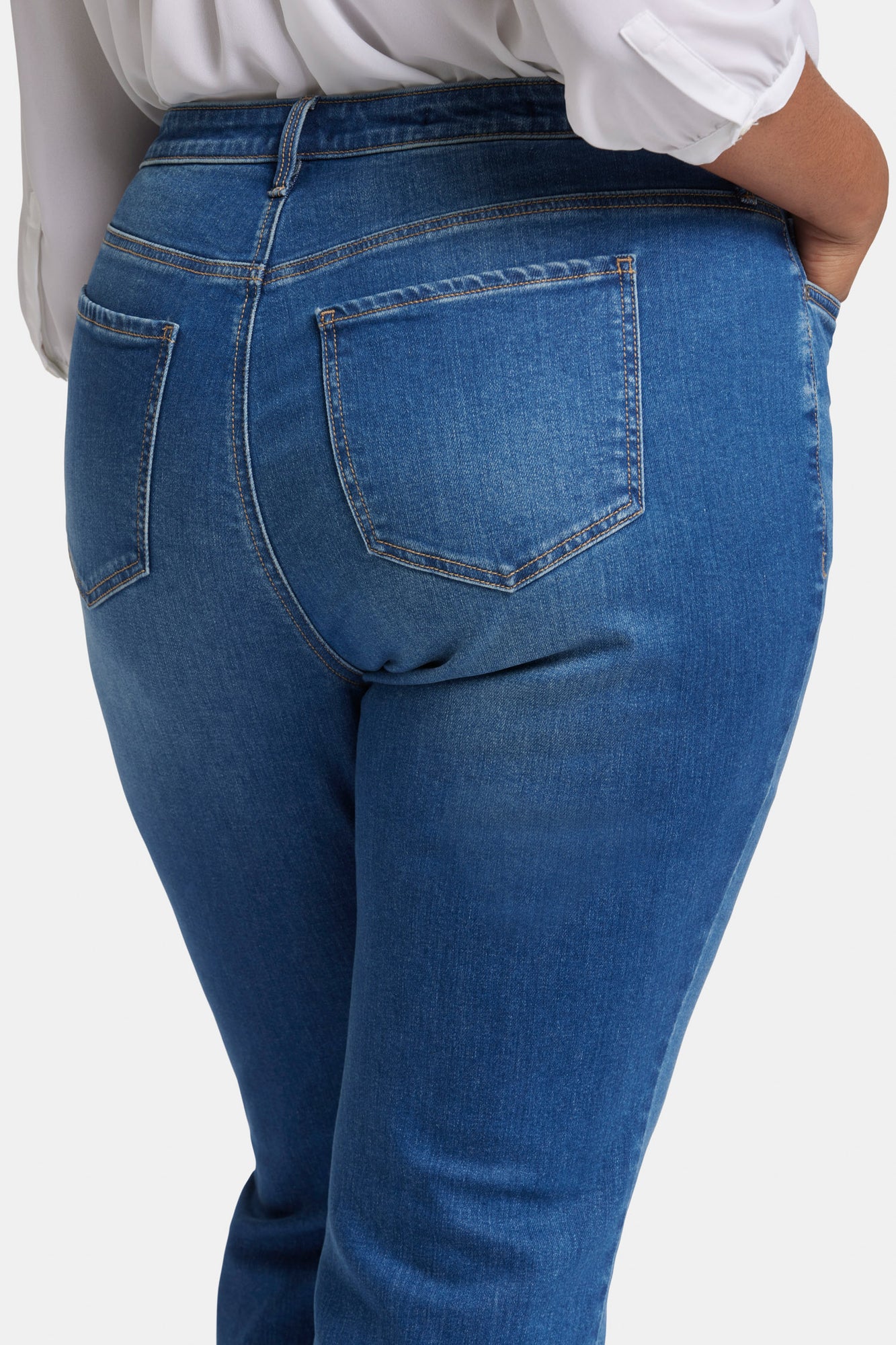 NYDJ Joni Relaxed Capri Jeans In Plus Size With High Rise - Rockford