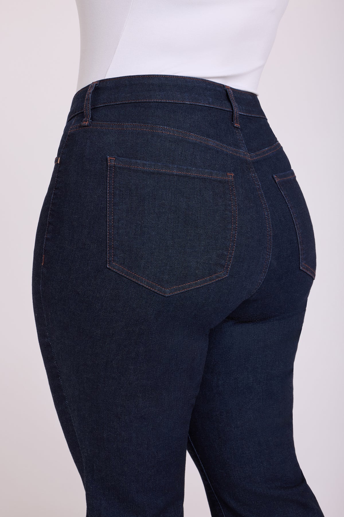 NYDJ Monica Kick Flare Crop Jeans In Plus Size With High Rise - Magical