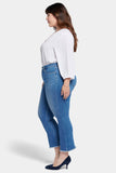 NYDJ Barbara Bootcut Ankle Jeans In Plus Size With Frayed Hems - Fairmont