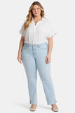 NYDJ Barbara Bootcut Jeans In Plus Size With Side Slits - Oceanfront