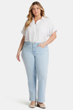 NYDJ Barbara Bootcut Jeans In Plus Size With Side Slits - Oceanfront