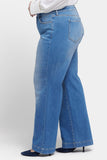 NYDJ Teresa Wide Leg Jeans In Plus Size With 1 1/2" Hems - Water Canyon