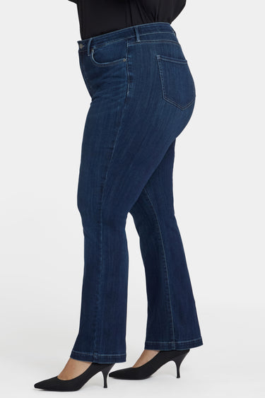 NYDJ Teresa Wide Leg Jeans In Plus Size With Contoured Seams And 31