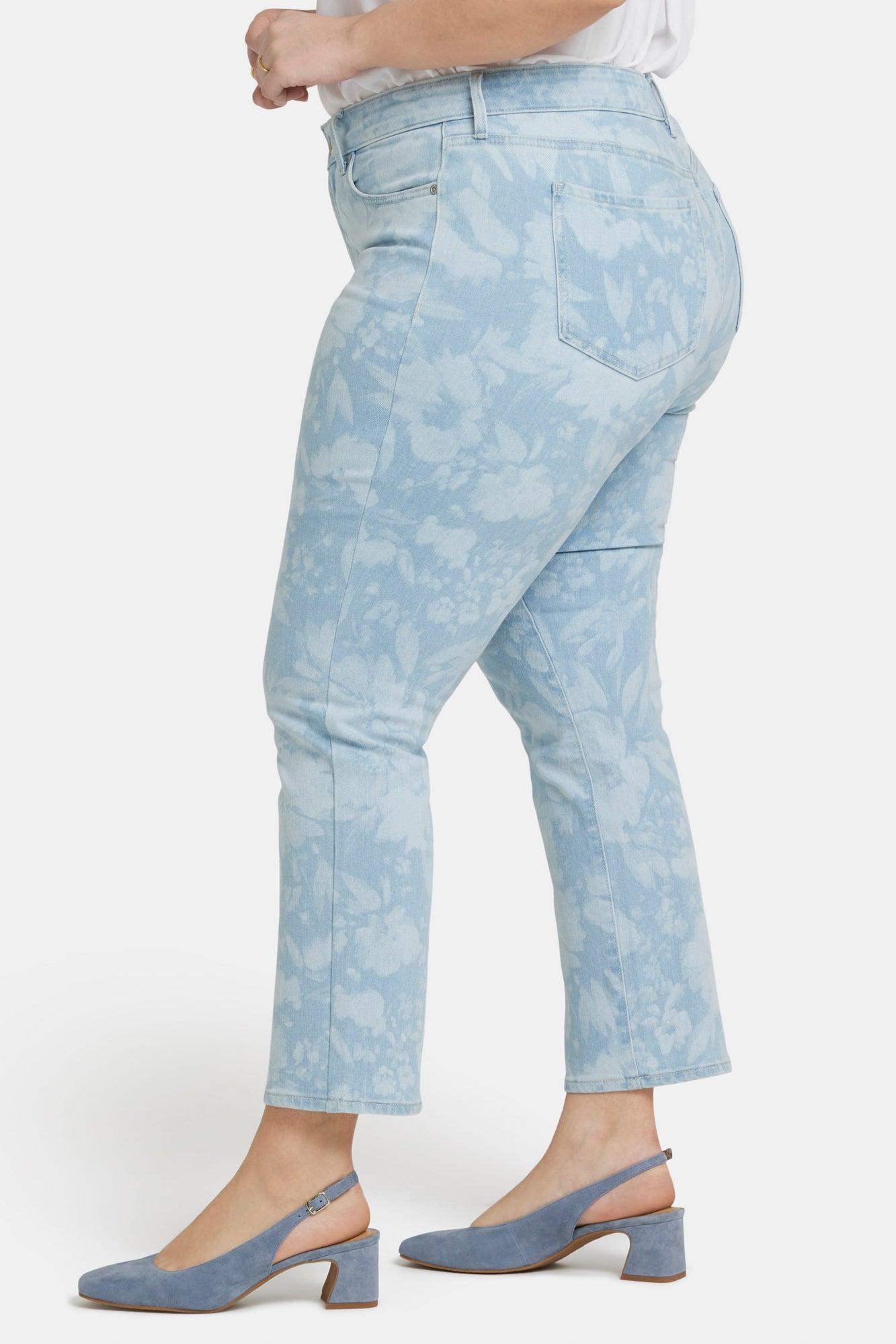 NYDJ Marilyn Straight Ankle Jeans In Plus Size  - Marian Annabella