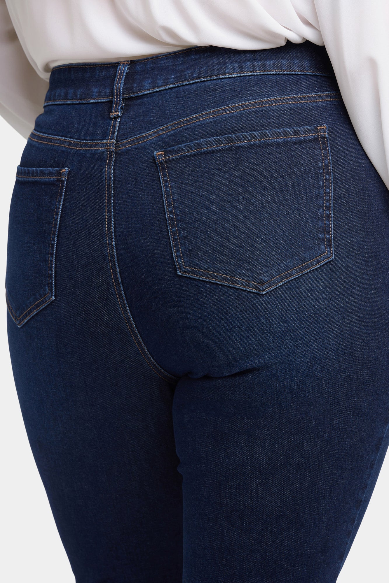 NYDJ Marilyn Straight Jeans In Plus Size With High Rise And 31