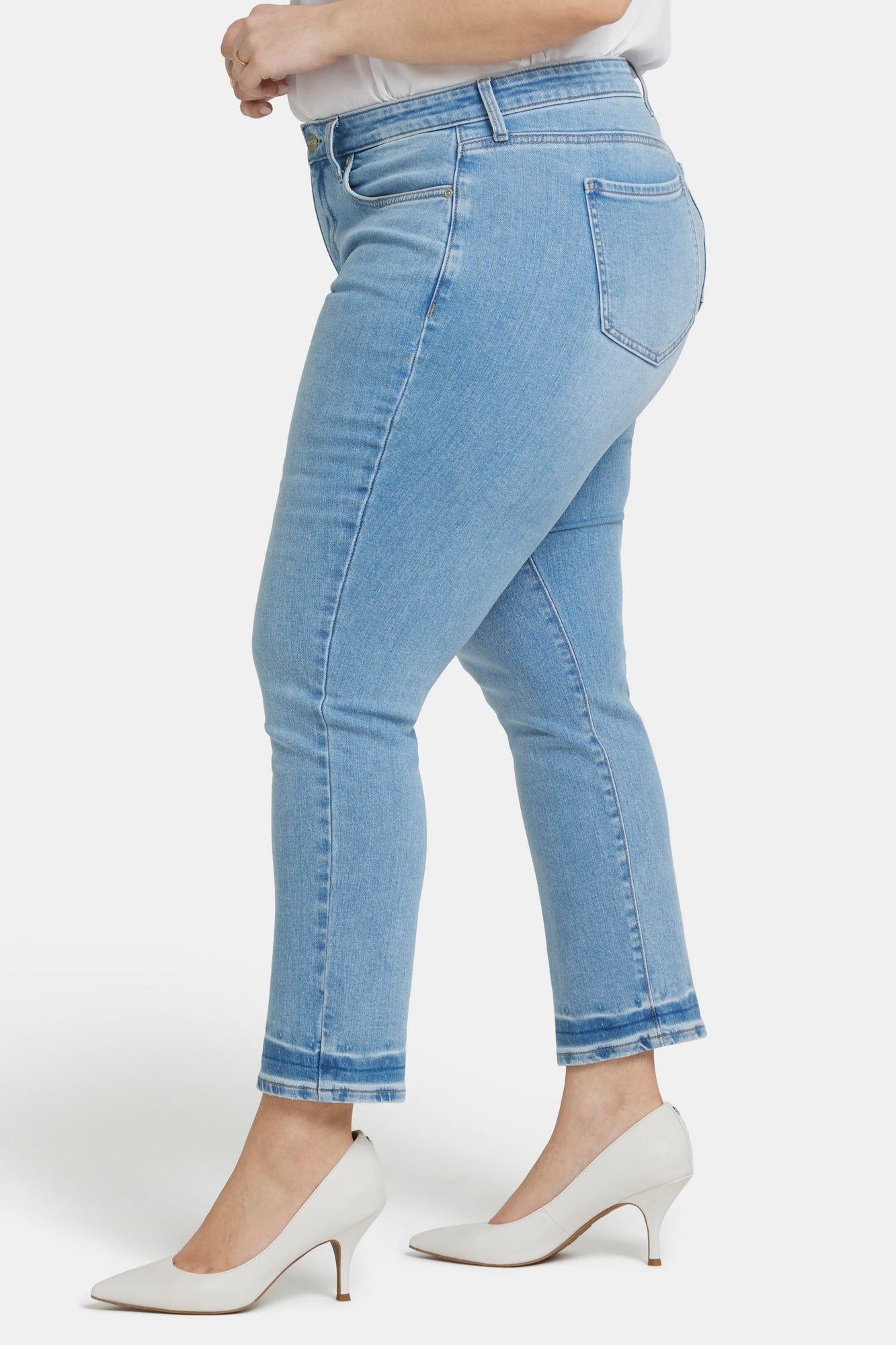 NYDJ Sheri Slim Ankle Jeans In Plus Size  - Riviera Sky