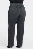 NYDJ Brooke Loose Straight Jeans In Plus Size With Super High Rise - Vintage Noir