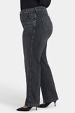 NYDJ Brooke Loose Straight Jeans In Plus Size With Super High Rise - Vintage Noir