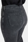 NYDJ Brooke Loose Straight Jeans In Plus Size With Super High Rise - Vintage Noir
