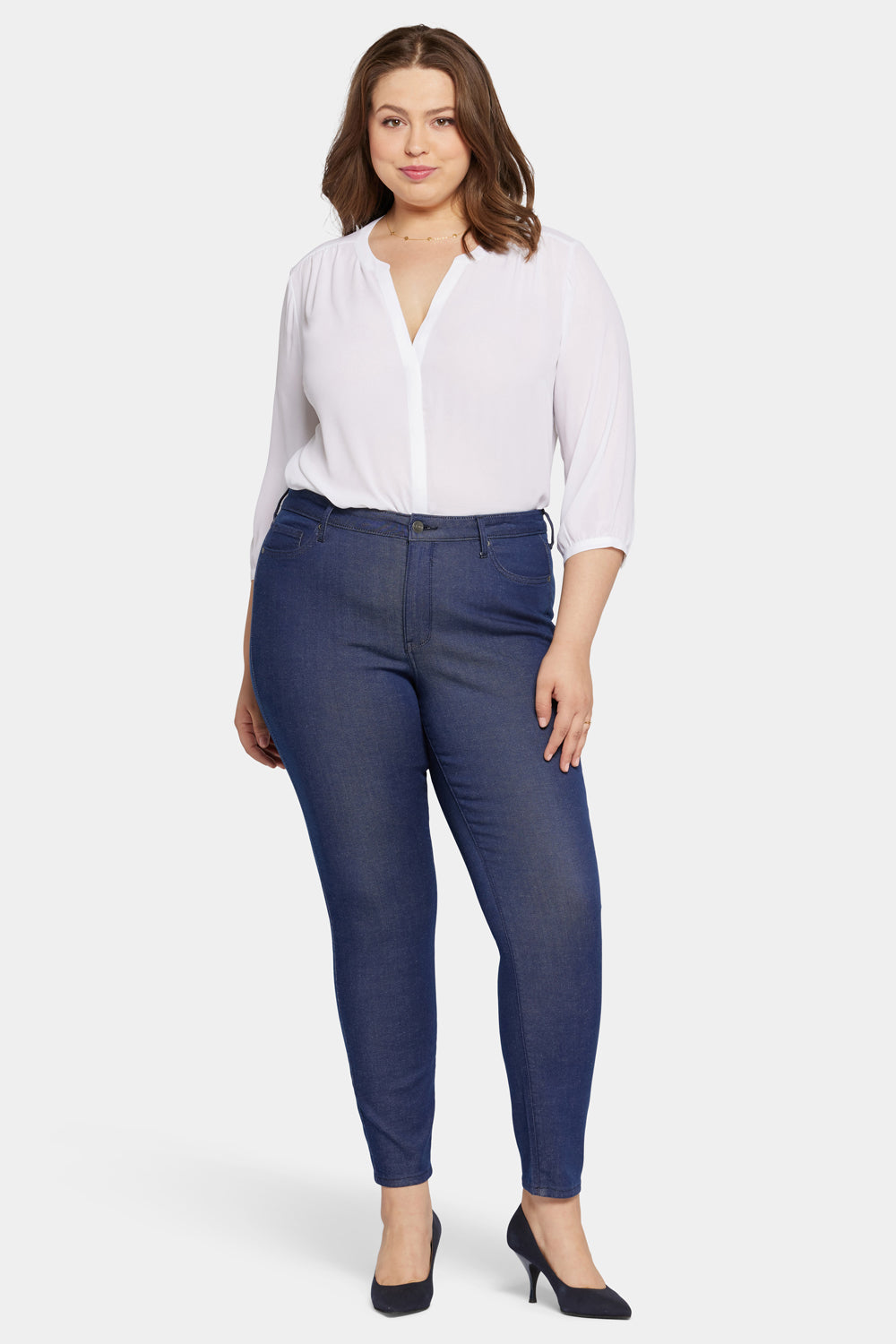 NYDJ Ami Skinny Jeans In Plus Size In IndigoLast™ Denim - Endless Blue