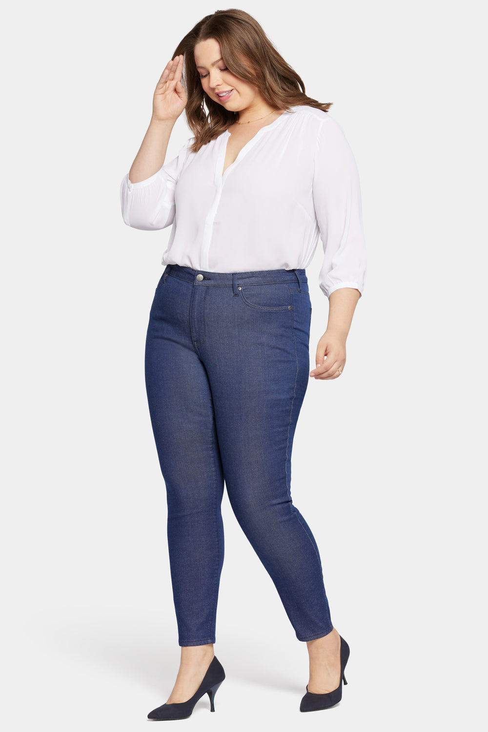 NYDJ Ami Skinny Jeans In Plus Size In IndigoLast™ Denim - Endless Blue