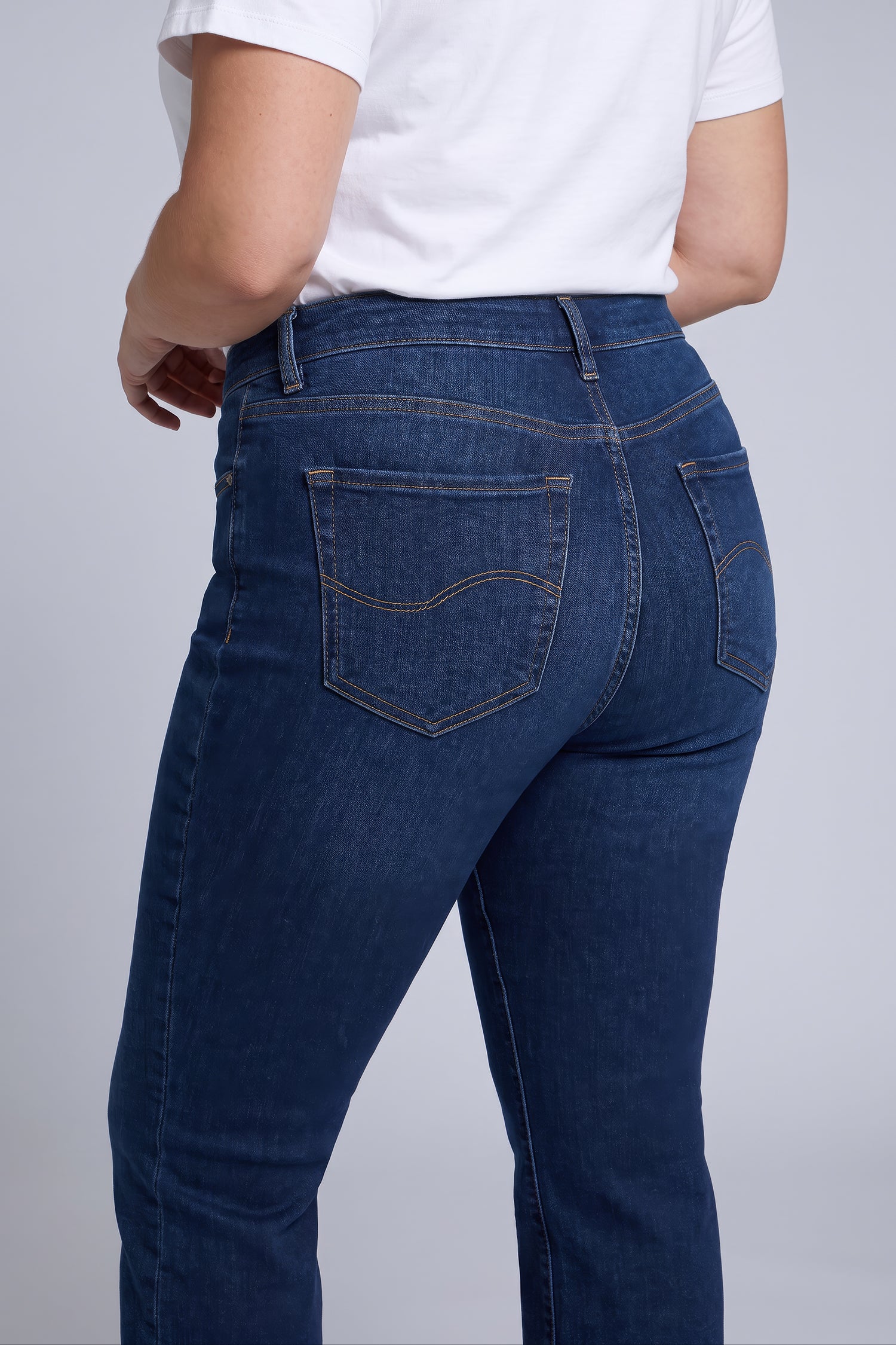 NYDJ Brooklyn Bootcut Jeans In Plus Size In Re-New™ Denim With High Rise - Halcyon