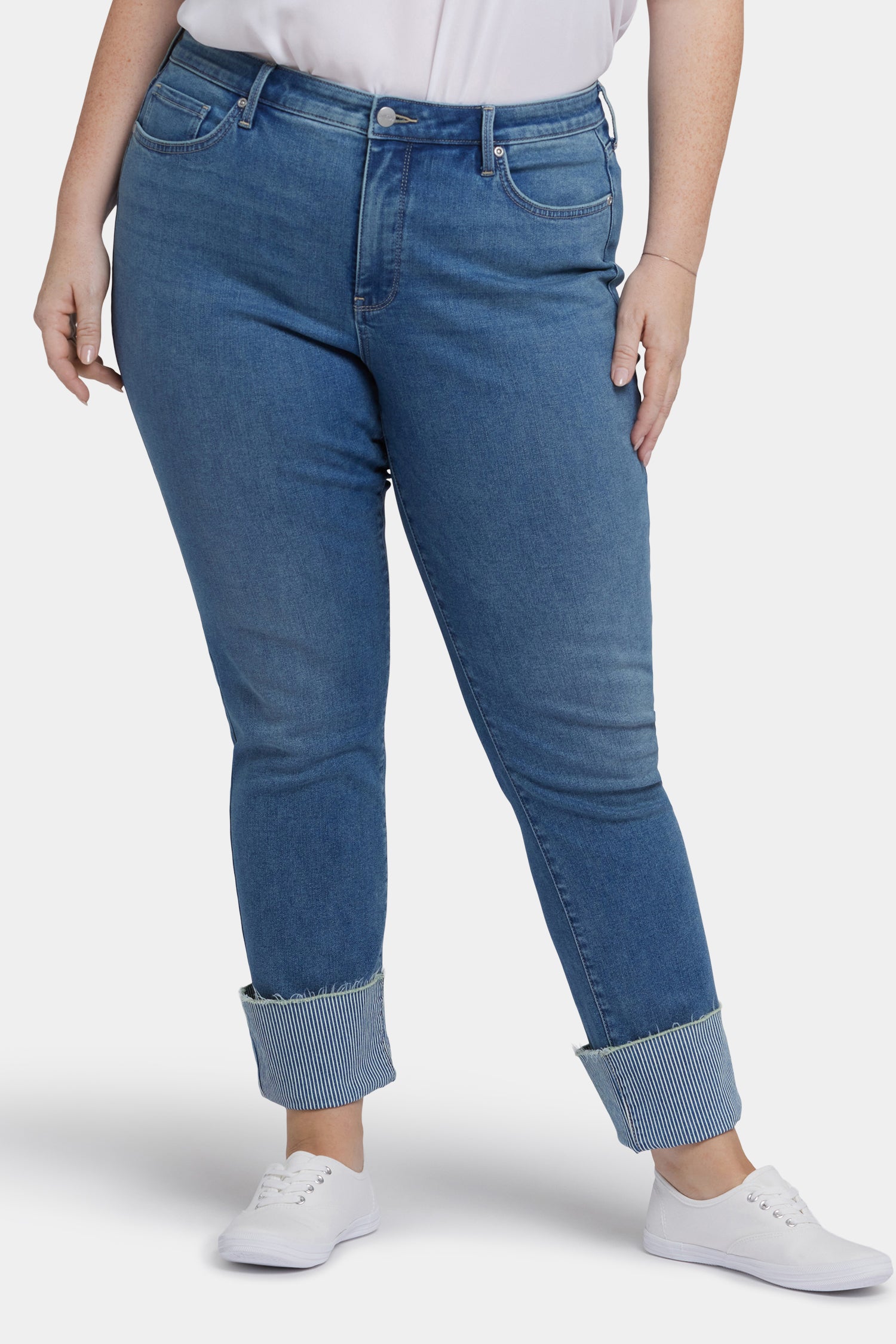 Sheri Slim Ankle Jeans In Plus Size With 4