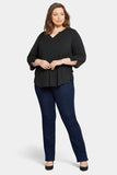 NYDJ Perfect Tee In Plus Size  - Black