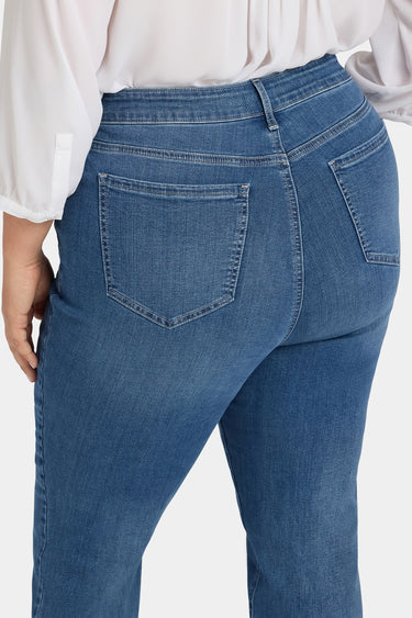 NYDJ Marilyn Straight Jeans In Plus Size With High Rise And 31