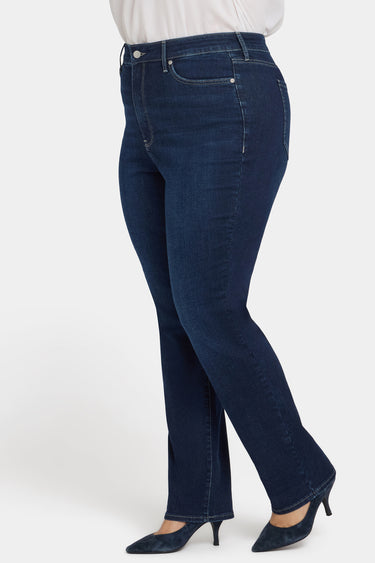 NYDJ Marilyn Straight Jeans In Plus Size With High Rise And 31