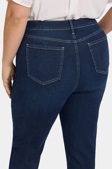 NYDJ Marilyn Straight Jeans In Plus Size With High Rise And 31