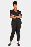 NYDJ Ami Skinny Jeans In Plus Size In BlackLast™ Denim With High Rise - Black Rinse