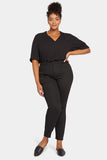 NYDJ Ami Skinny Jeans In Plus Size In BlackLast™ Denim With High Rise - Black Rinse