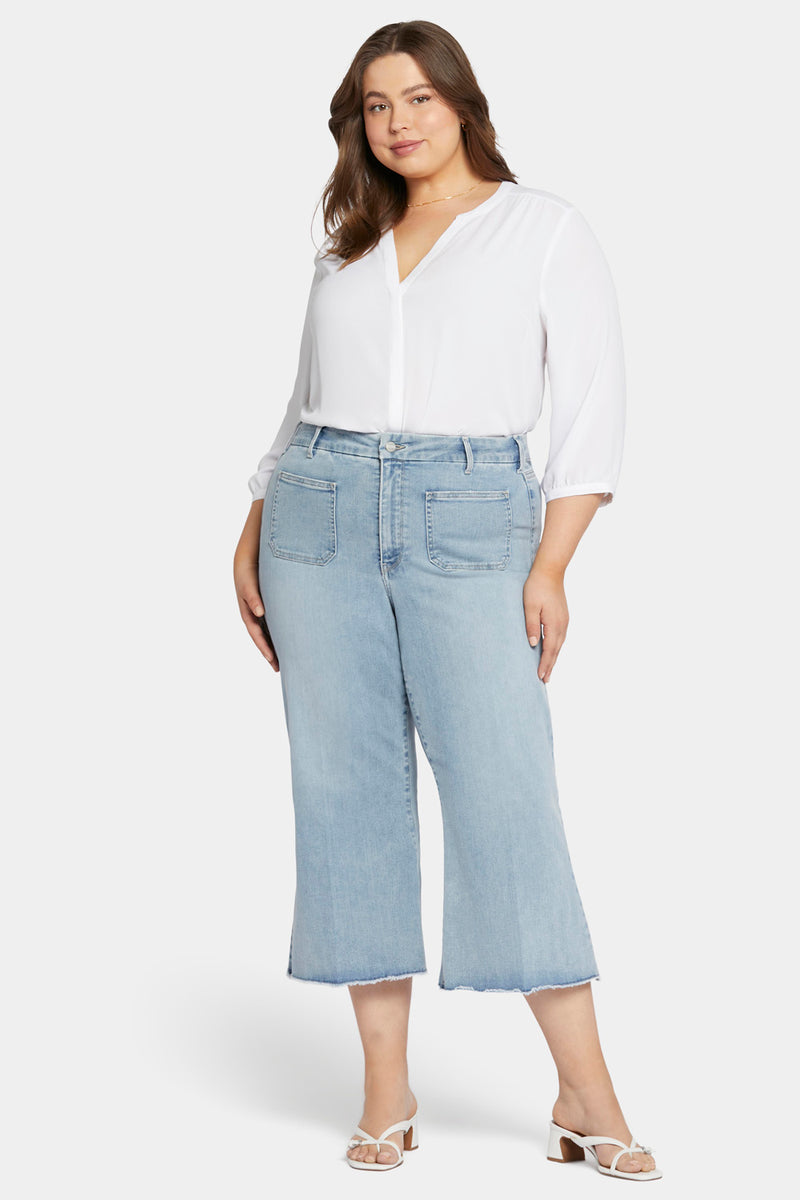 Nydj wide leg capri jeans hotsell