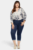 NYDJ Chloe Capri Jeans In Plus Size With Cuffs - Mystique