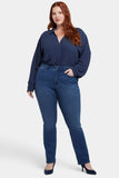 NYDJ Marilyn Straight Jeans In Plus Size  - Rendezvous