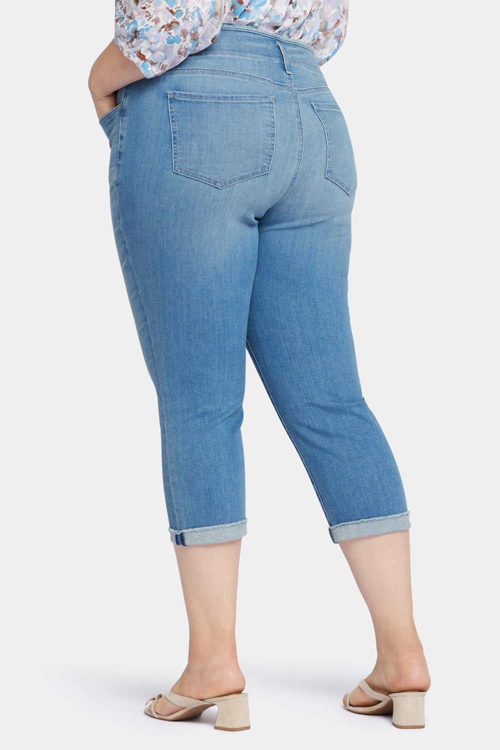 NYDJ Chloe Capri Jeans In Plus Size With Cuffs - Mesmerize