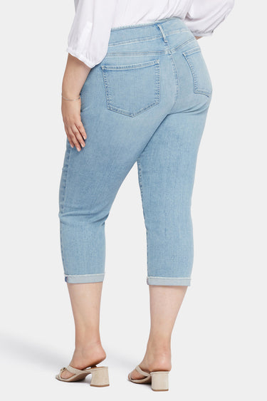 NYDJ Chloe Capri Jeans In Plus Size With Cuffs - Promise