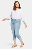 NYDJ Chloe Capri Jeans In Plus Size With Cuffs - Promise